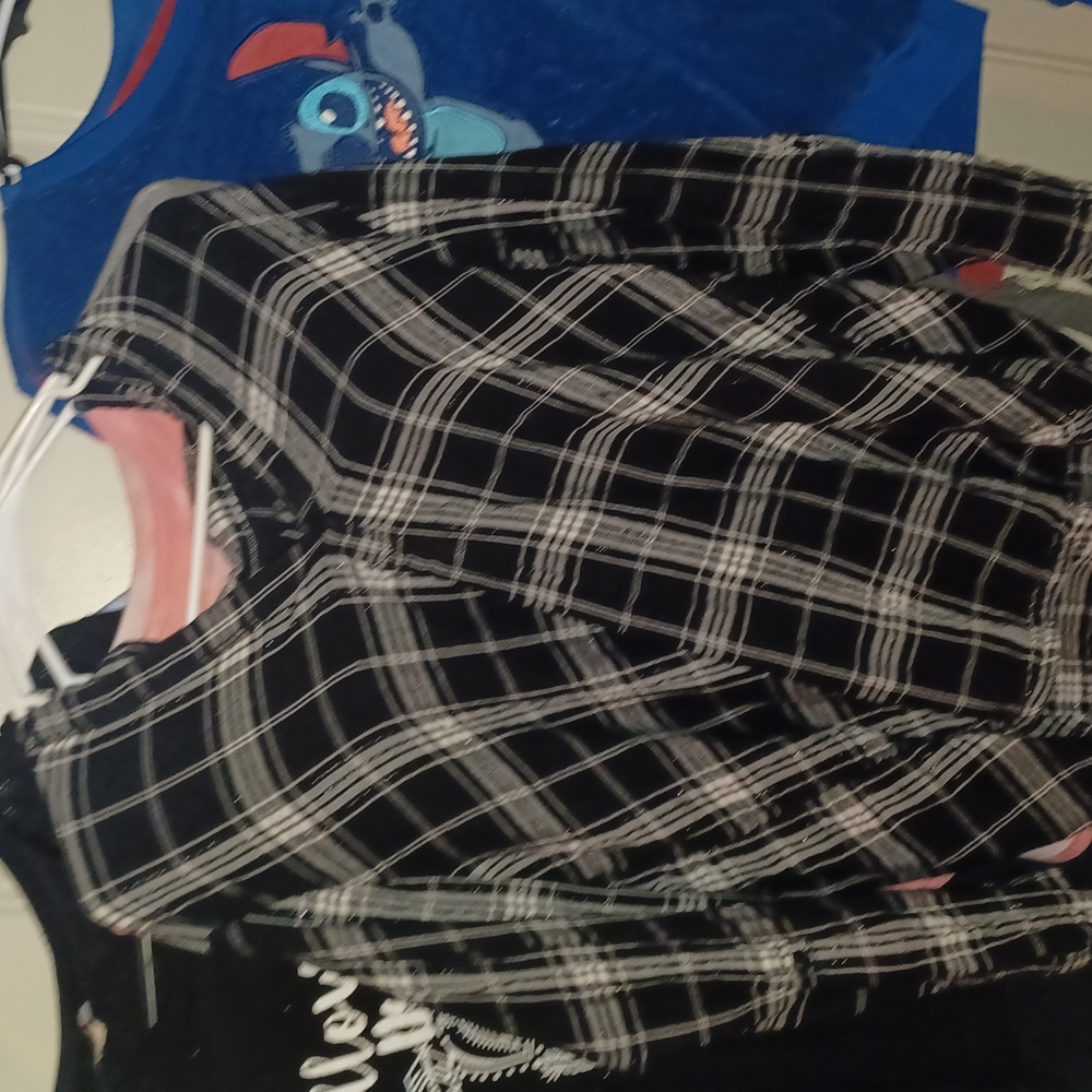Glittery flannel